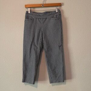 Apt. 9 Black and White Gingham Capris